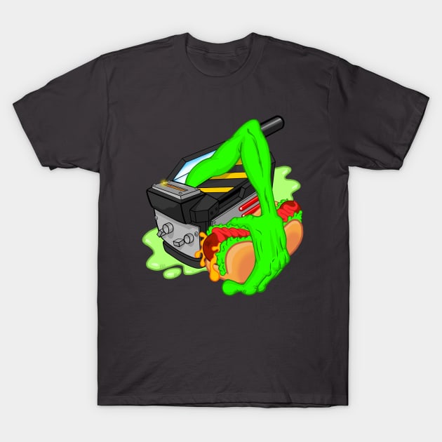 Slimer needs to eat T-Shirt by Curryman